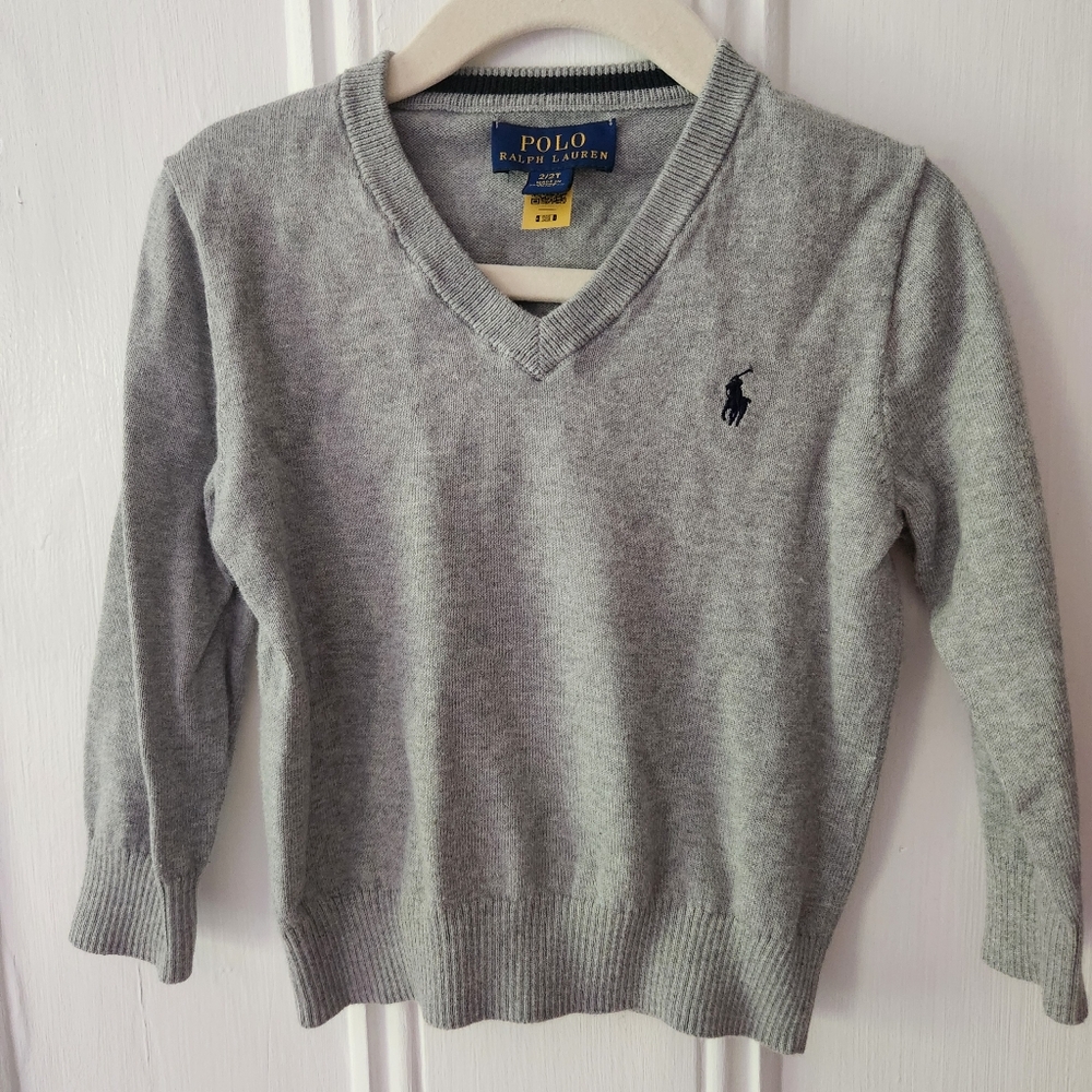 Polo Ralph Lauren V-Neck Sweater Size 2T Toddler Boys'
